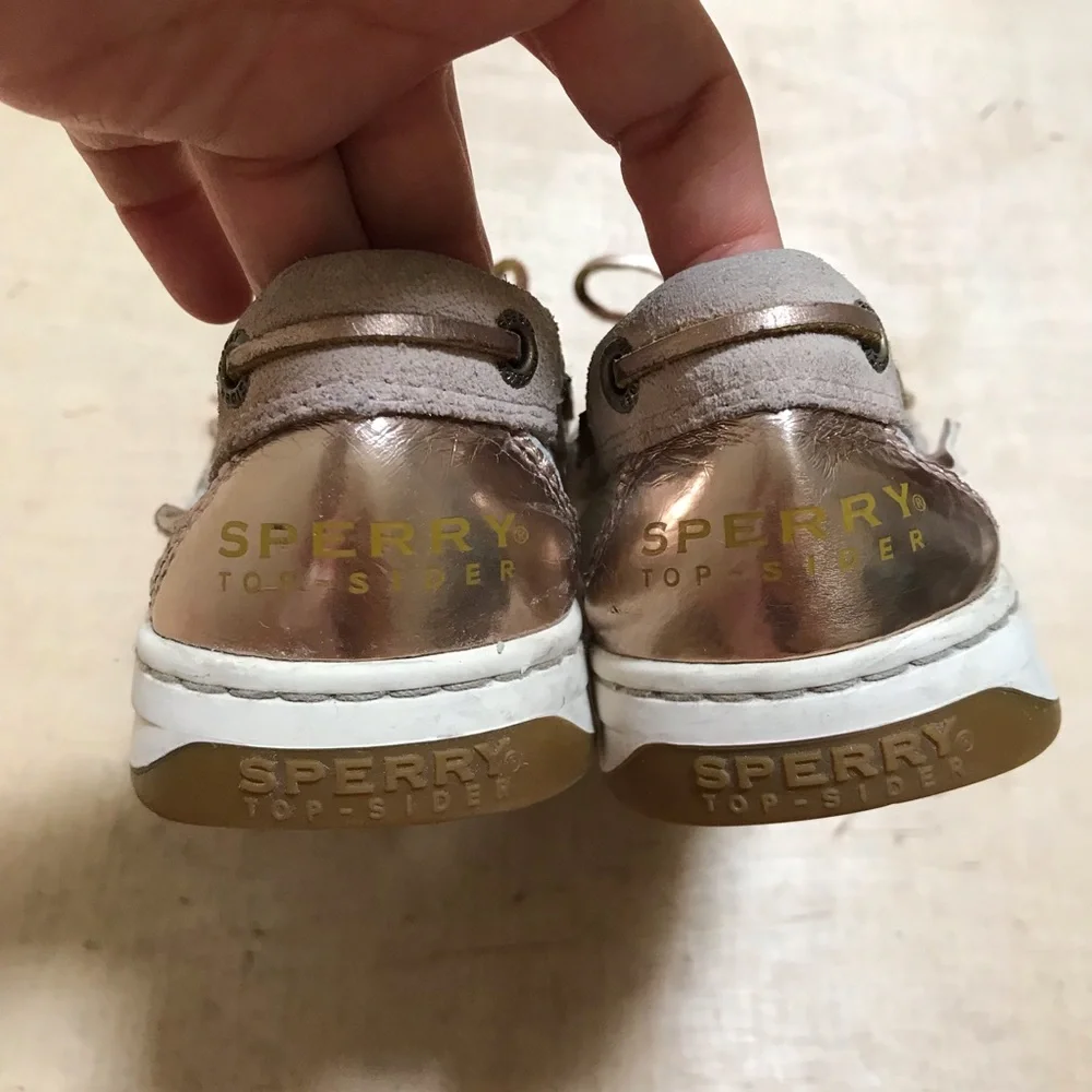 Sperry Top-Sider Studded Boat Shoes Women’s 8 Blush Pink Casual Chic Flats